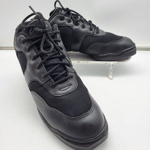 Capezio Split-sole Black Dance Sneakers Unisex 11.5 (M) 13 (W)